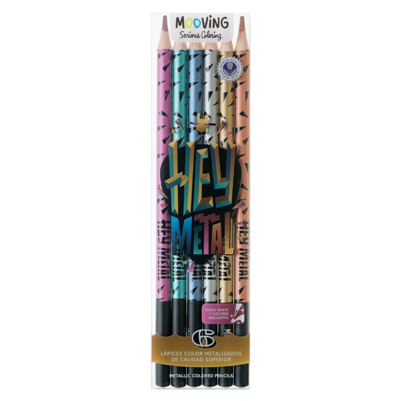 Coloring - Lapices Metalizados x 6