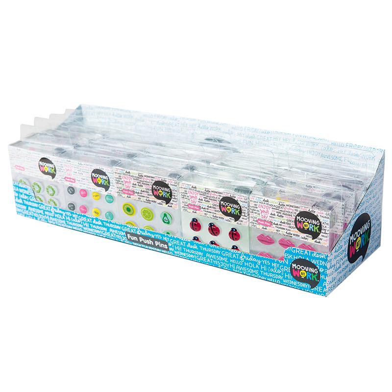 MAW - Display Fun Push Pins - 25 blisters