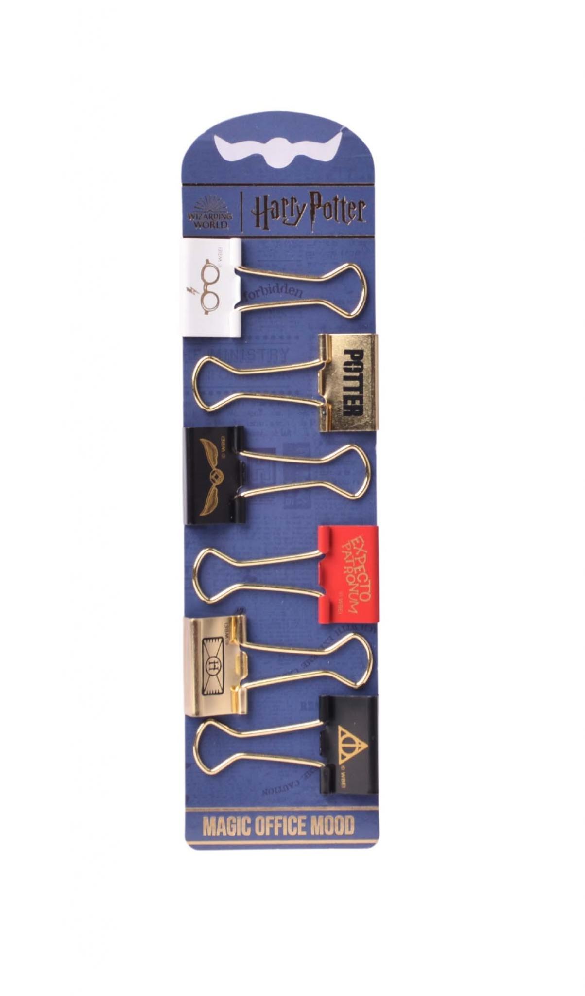 MAW Harry Potter - Binder Clips 25 mm x 6