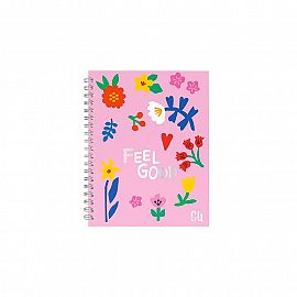 Cuaderno 16x21 espiral Tapa Dura 80 hjs. Como quieres