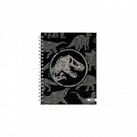 Cuaderno 16x21 espiral Tapa Dura 80 hjs. Jurassic World