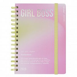 Agenda 15x21 S.V. Dictio Pastel