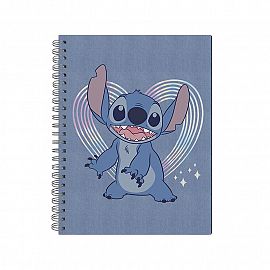 Cuaderno A4 Tapa dura 96 hjs. Stitch