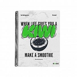 Cuaderno Universitario Rayado Grunge