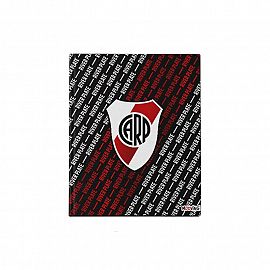 Cuaderno 19.5 x 24 cm Tapa Dura Cosido 48 hjs. River Plate