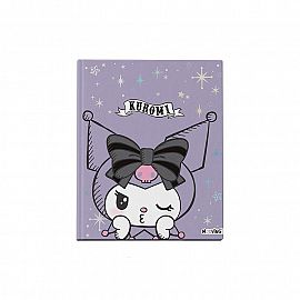 Cuaderno 19.5 x 24 cm Tapa Dura Cosido 48 hjs. Kuromi